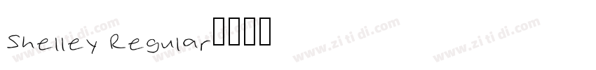 Shelley Regular字体转换